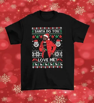 Drake Zábavné Santa Škaredé Vianoce, Darček Unisex Tričko Všetky Veľkosti S Na 5XL LL1525 Obrázok