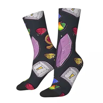 Vtipné Šťastný pánske kompresné Ponožky Kolekcia Retro Harajuku C-Crash Bandicoot Hip Hop Novinka Vzor Posádky Blázon Ponožka Darček Obrázok